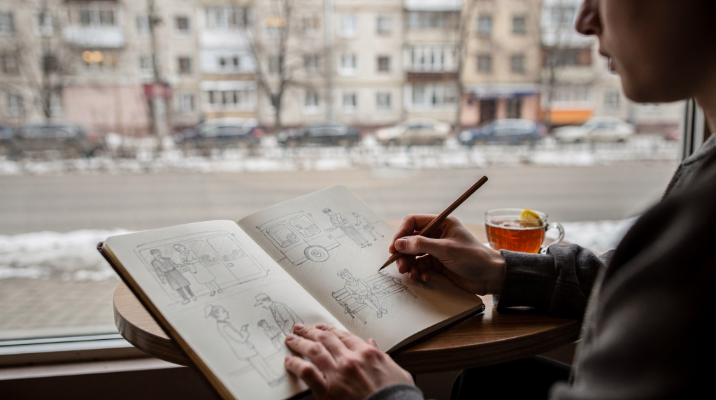 Скетчи из жизни: как простые сцены становятся понятными историями